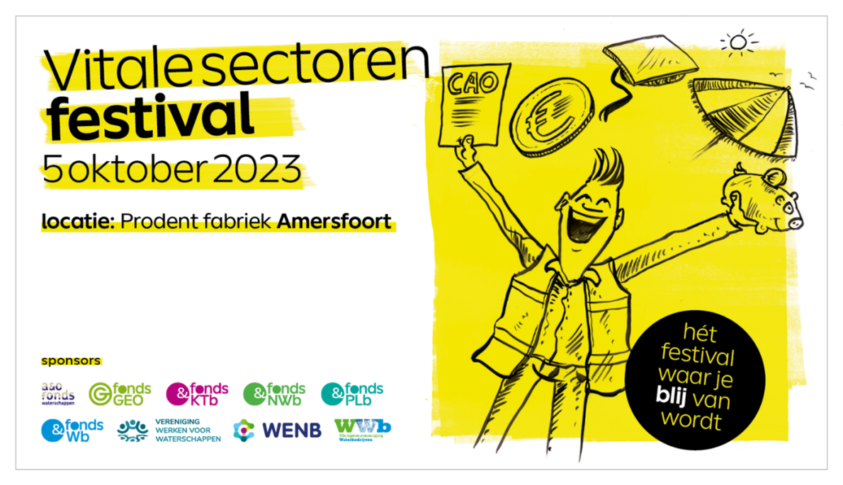Banner vitale sectoren festival 5 oktober 2023